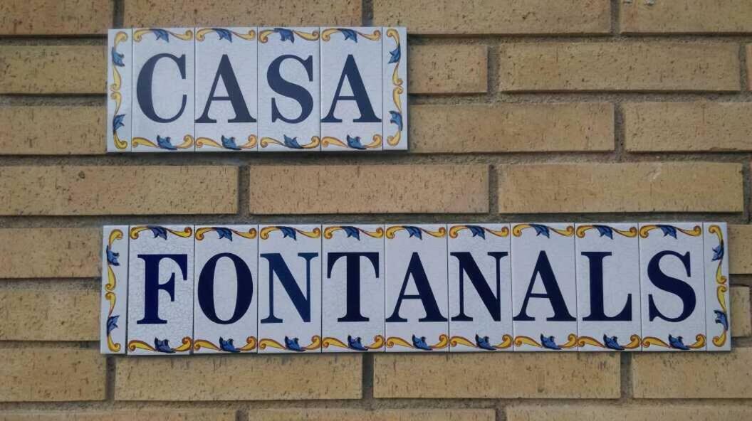 Casa Fontanals Villa Pla del Panadés Dış mekan fotoğraf